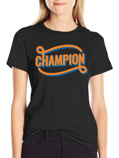 Camiseta Negra Champion