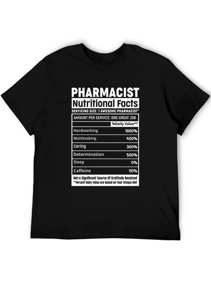 Camiseta Farmacéutico Hechos Nutricionales