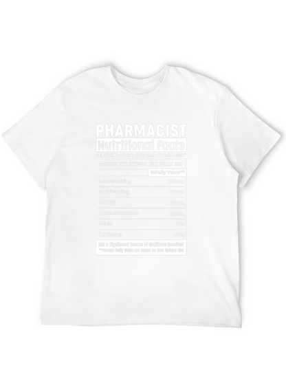 Camiseta Farmacéutico Hechos Nutricionales