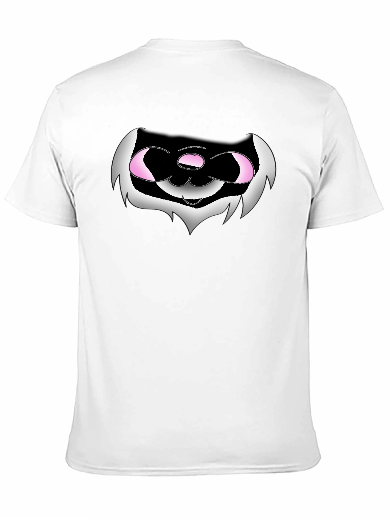 Camiseta Negra con Diseño Gráfico Abstracto