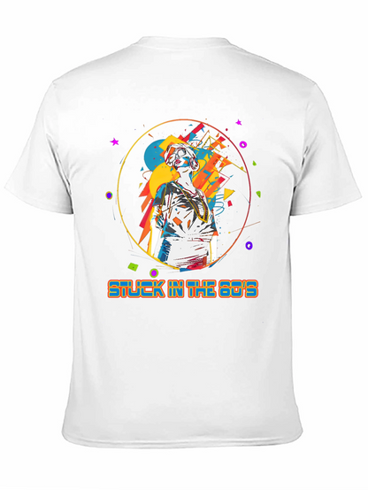 Camiseta Hombre: Stuck in the 80s