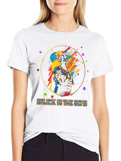 Camiseta Hombre: Stuck in the 80s
