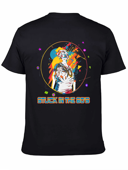 Camiseta Hombre: Stuck in the 80s