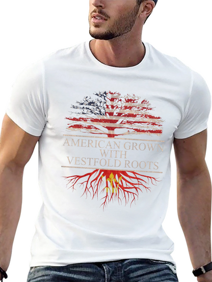 Camiseta American Grown With Vestfold Roots