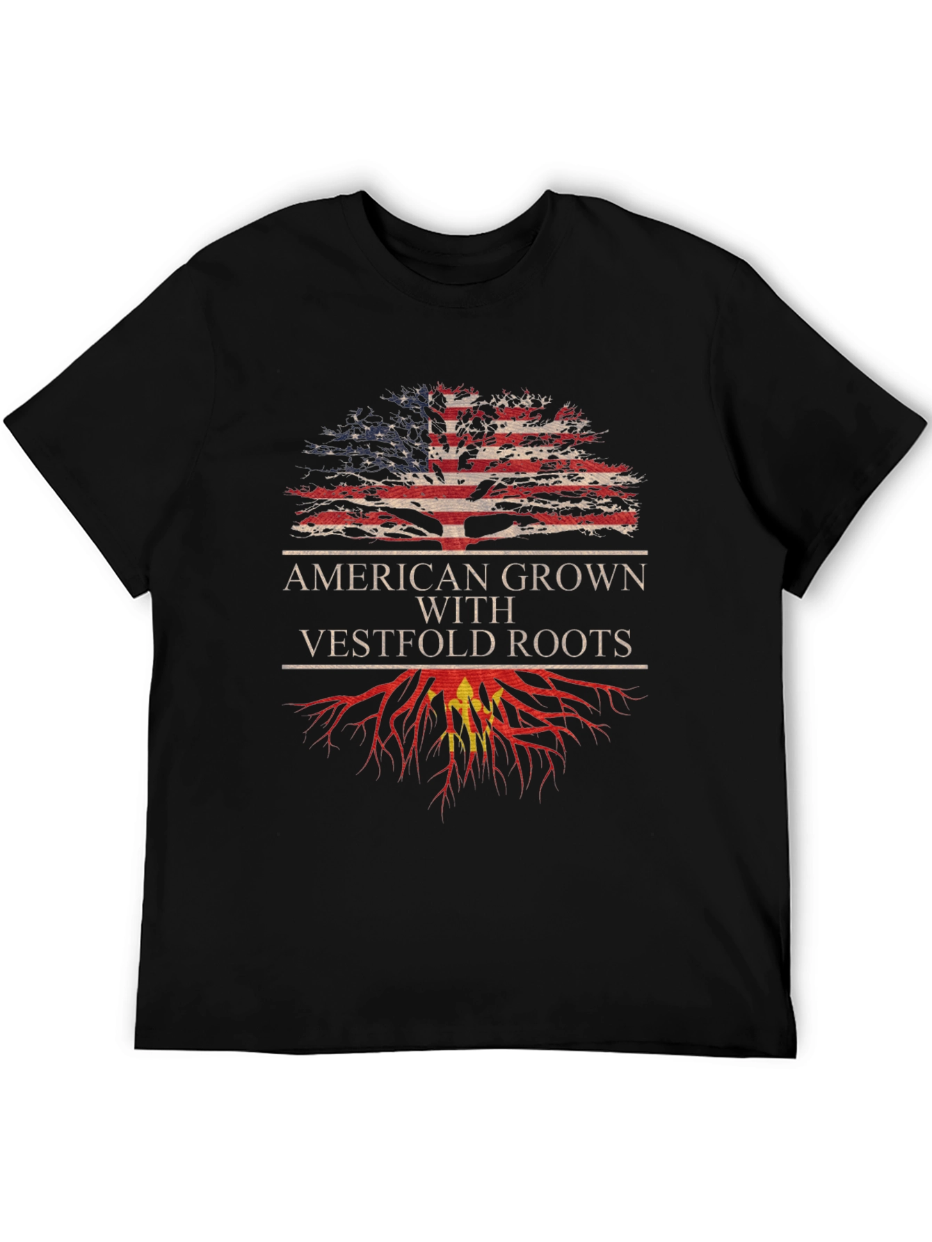Camiseta American Grown With Vestfold Roots