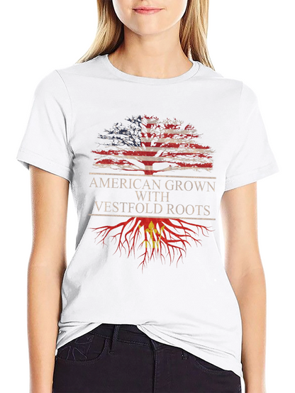 Camiseta American Grown With Vestfold Roots