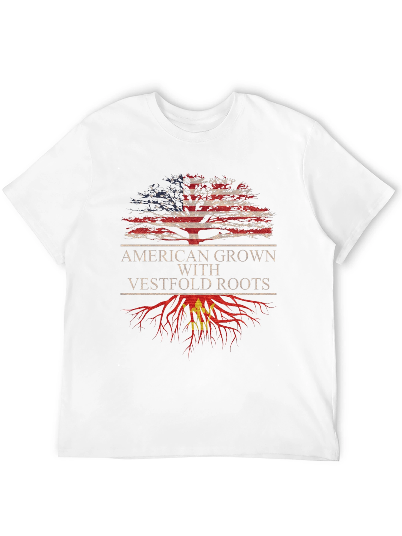 Camiseta American Grown With Vestfold Roots