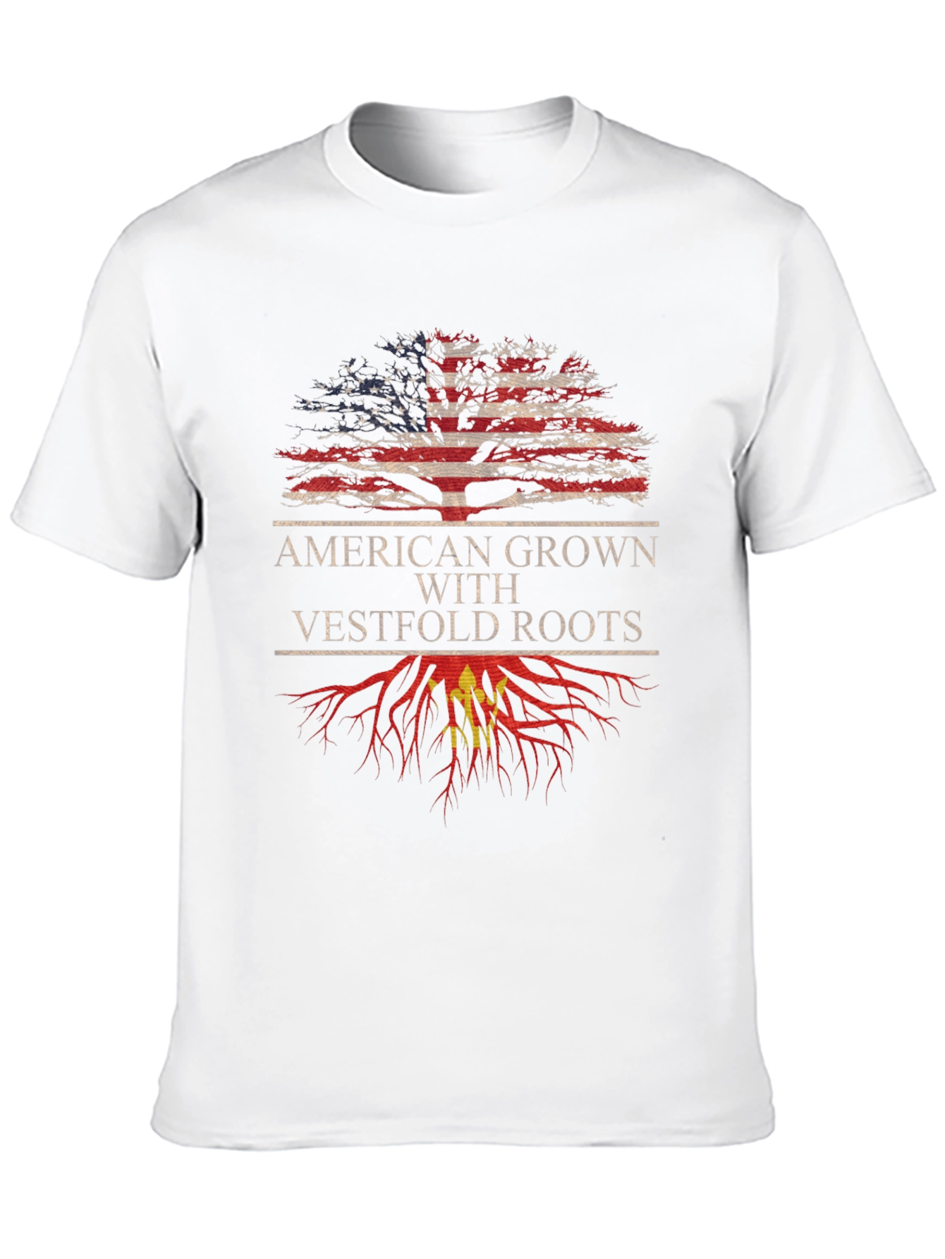 Camiseta American Grown With Vestfold Roots