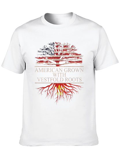 Camiseta American Grown With Vestfold Roots