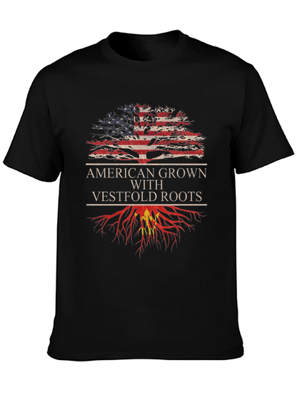 Camiseta American Grown With Vestfold Roots
