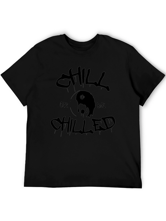 Camiseta Negra Chill Or Be Chilled