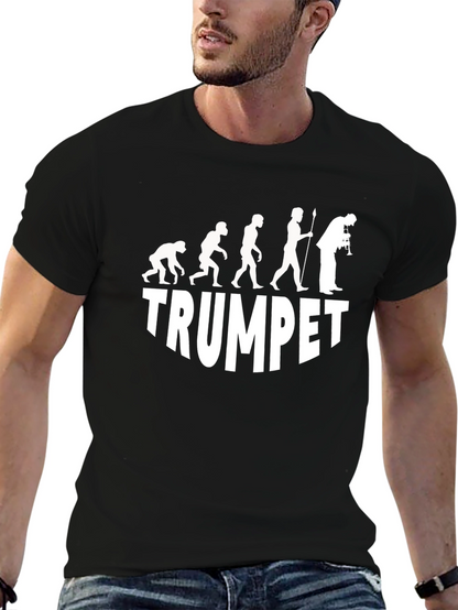 Camiseta Negra Evolución Trompetista
