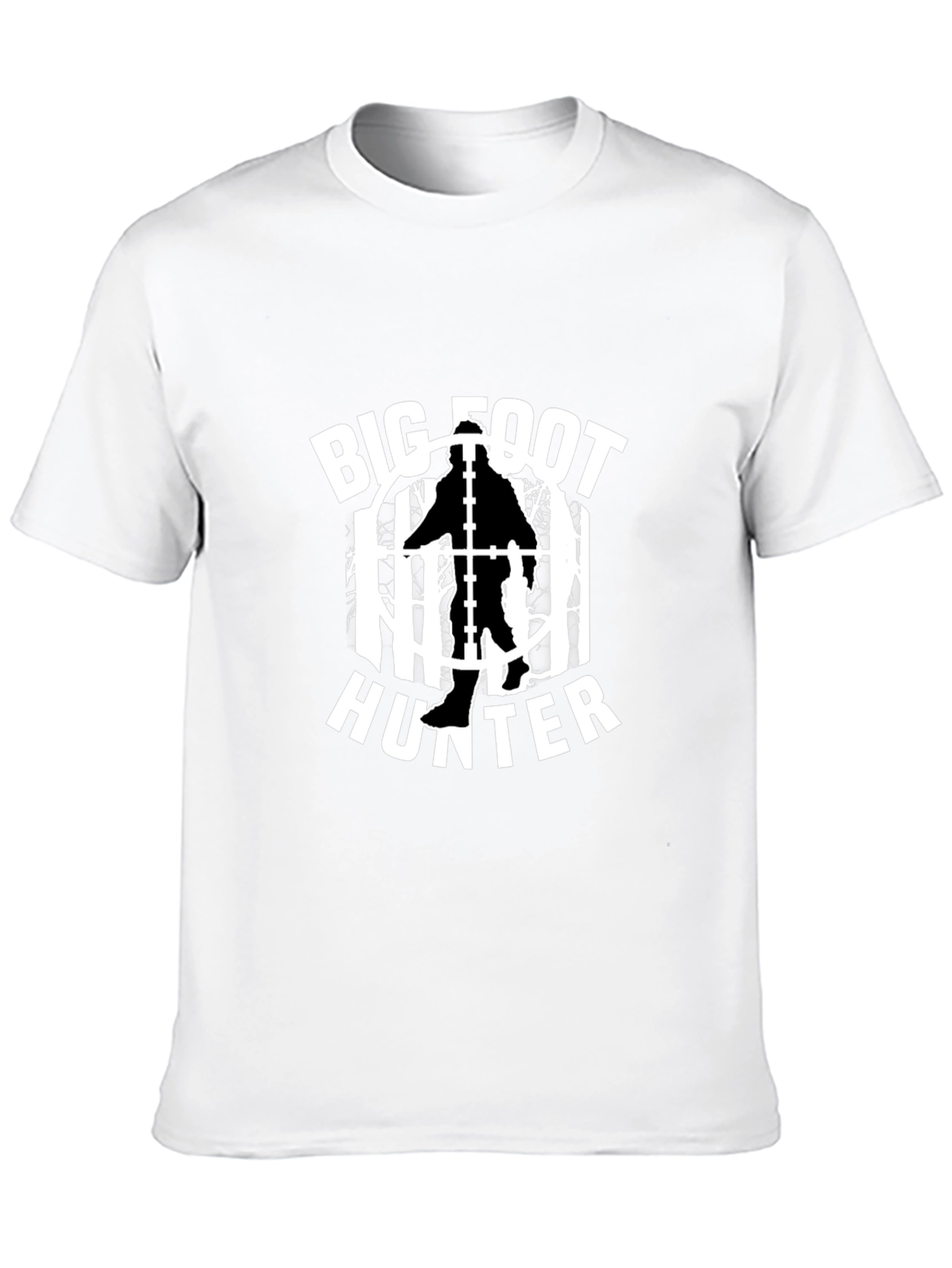 Camiseta Negra Bigfoot Hunter