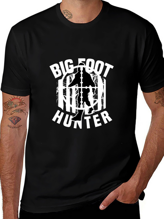 Camiseta Negra Bigfoot Hunter