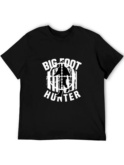 Camiseta Negra Bigfoot Hunter