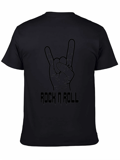 Camiseta Negra Rock n Roll
