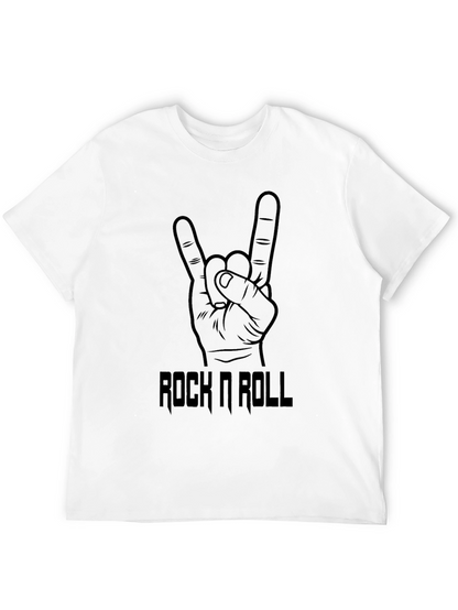Camiseta Negra Rock n Roll