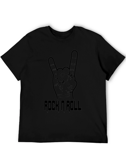 Camiseta Negra Rock n Roll