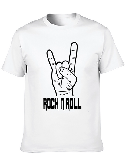 Camiseta Negra Rock n Roll