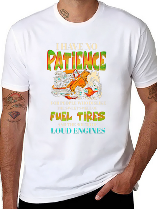 Camiseta Sin Paciencia para Amantes de los Motores
