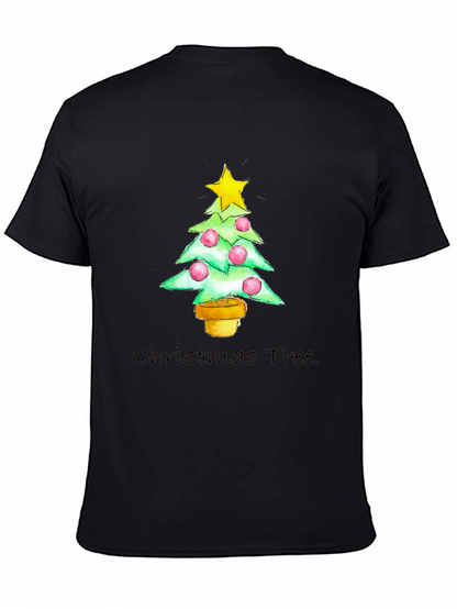 Camiseta Navideña Árbol con Estrella