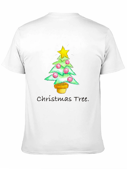 Camiseta Navideña Árbol con Estrella