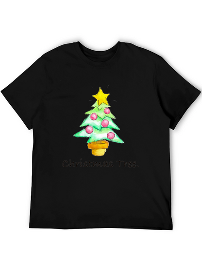 Camiseta Navideña Árbol con Estrella