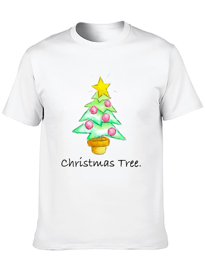 Camiseta Navideña Árbol con Estrella