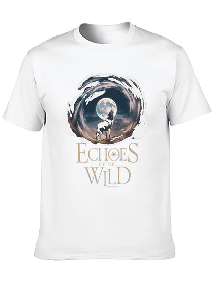 Camiseta Negra Ecos de la Naturaleza Salvaje