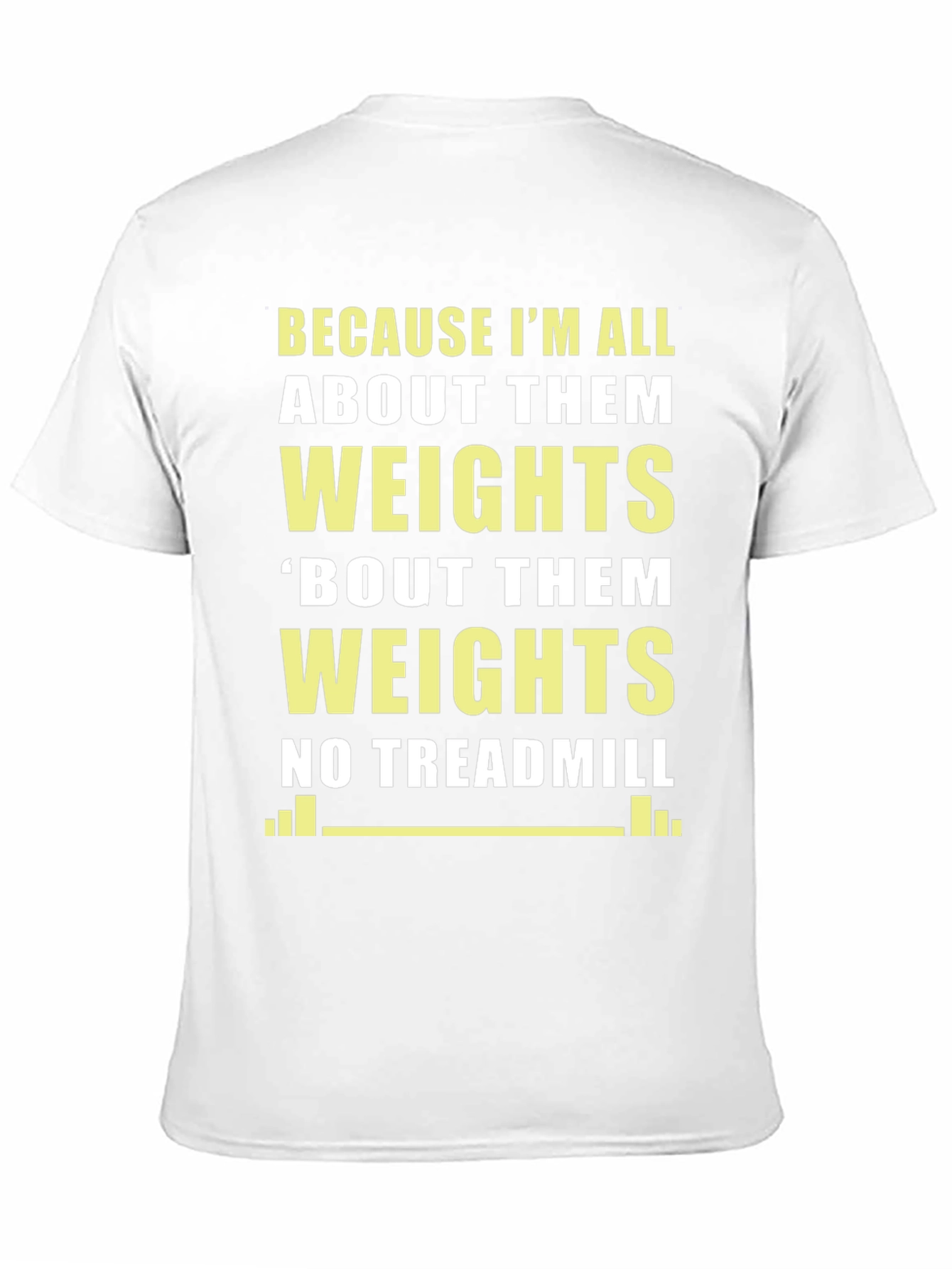 Camiseta Gym Weights Divertida