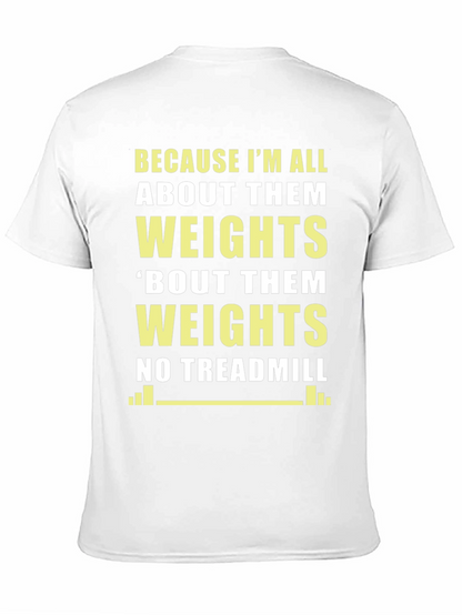 Camiseta Gym Weights Divertida