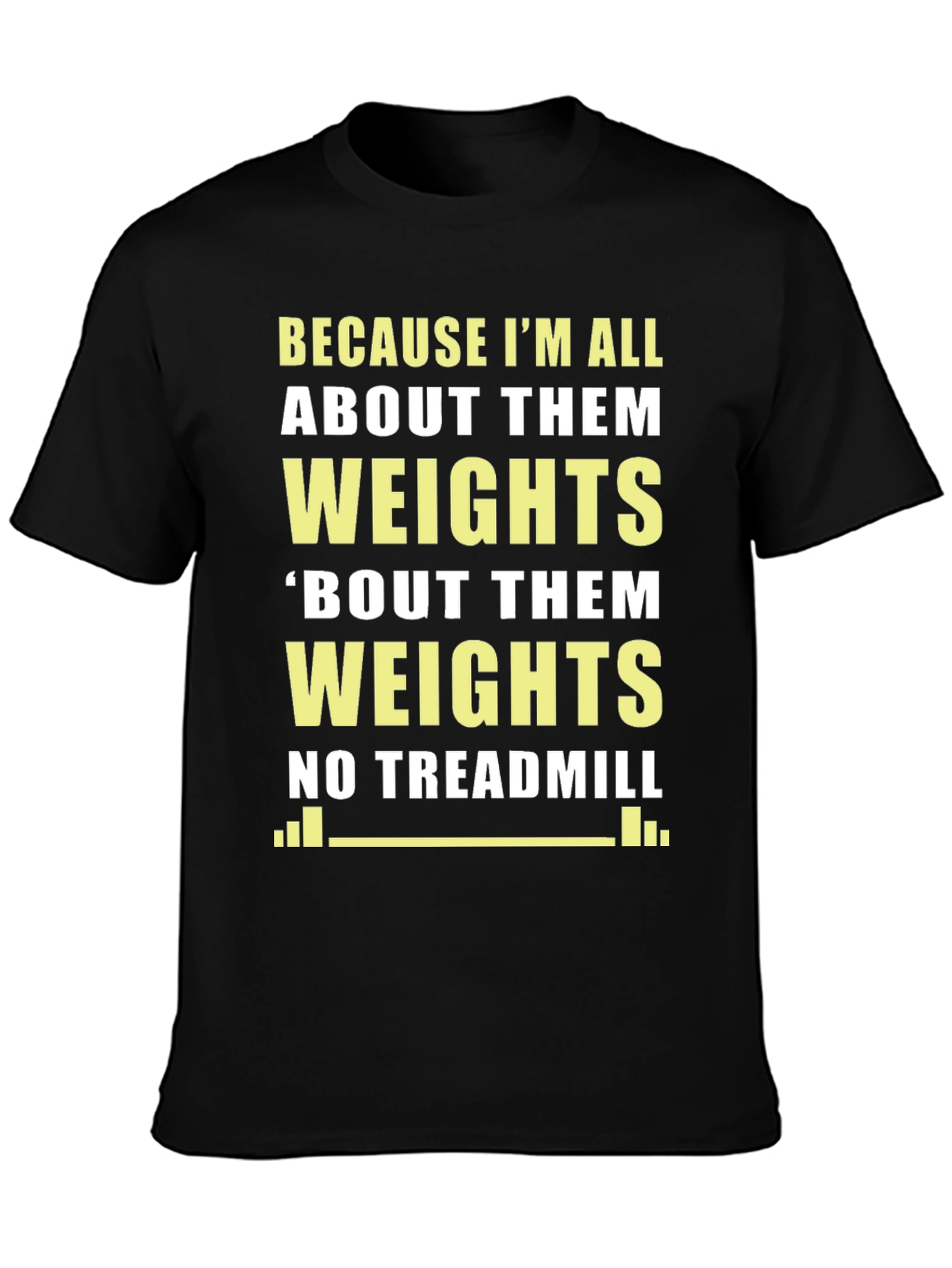 Camiseta Gym Weights Divertida