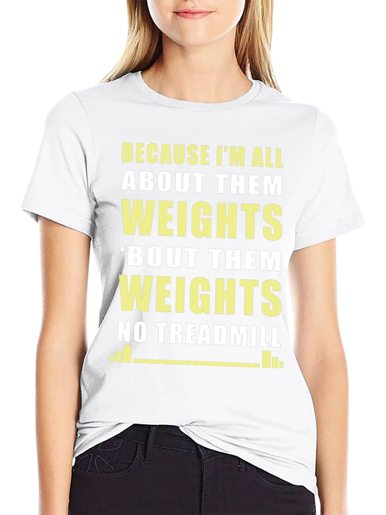 Camiseta Gym Weights Divertida