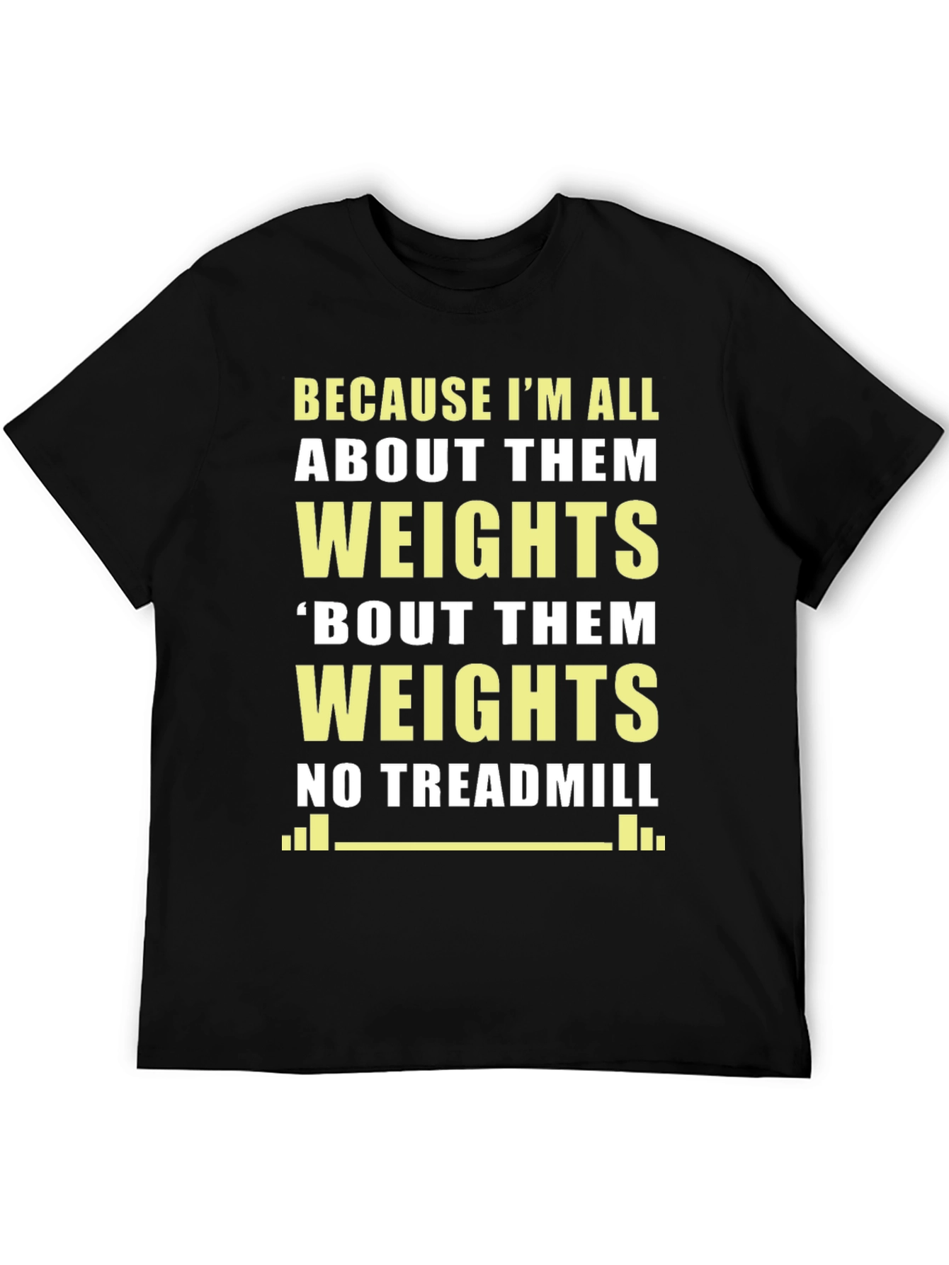 Camiseta Gym Weights Divertida