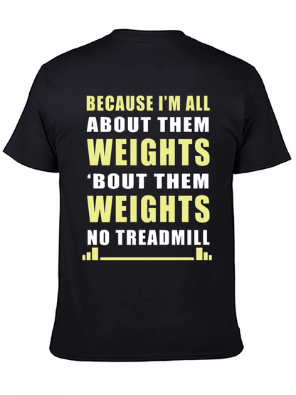 Camiseta Gym Weights Divertida