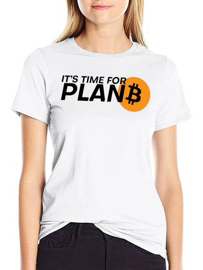 Camiseta Bitcoin Plan B - Diseño Cripto Exclusivo