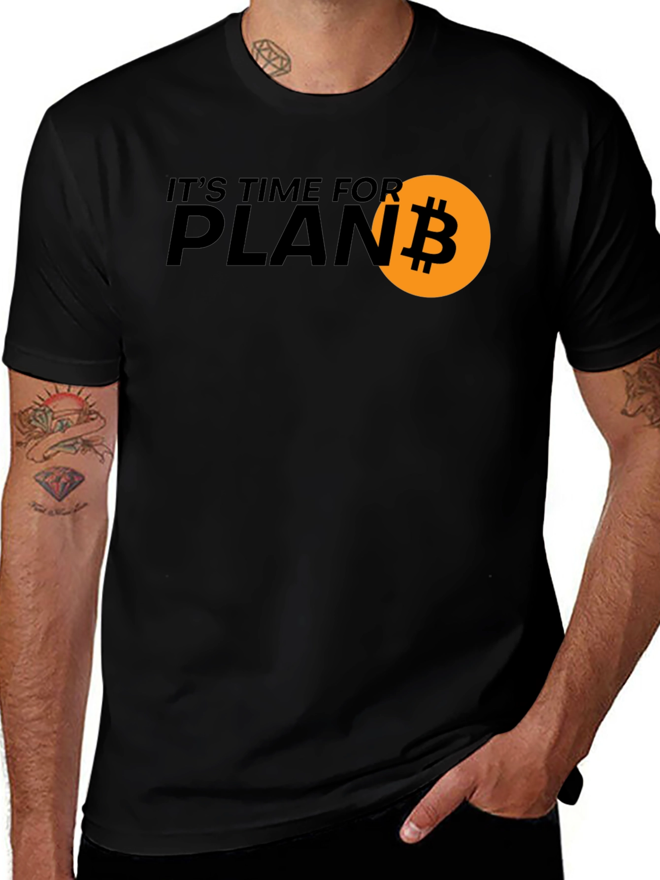 Camiseta Bitcoin Plan B - Diseño Cripto Exclusivo