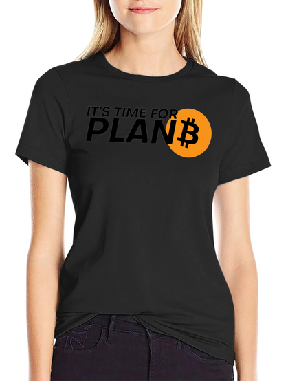 Camiseta Bitcoin Plan B - Diseño Cripto Exclusivo