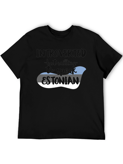 Camiseta Introvertido - Hablar Estonio