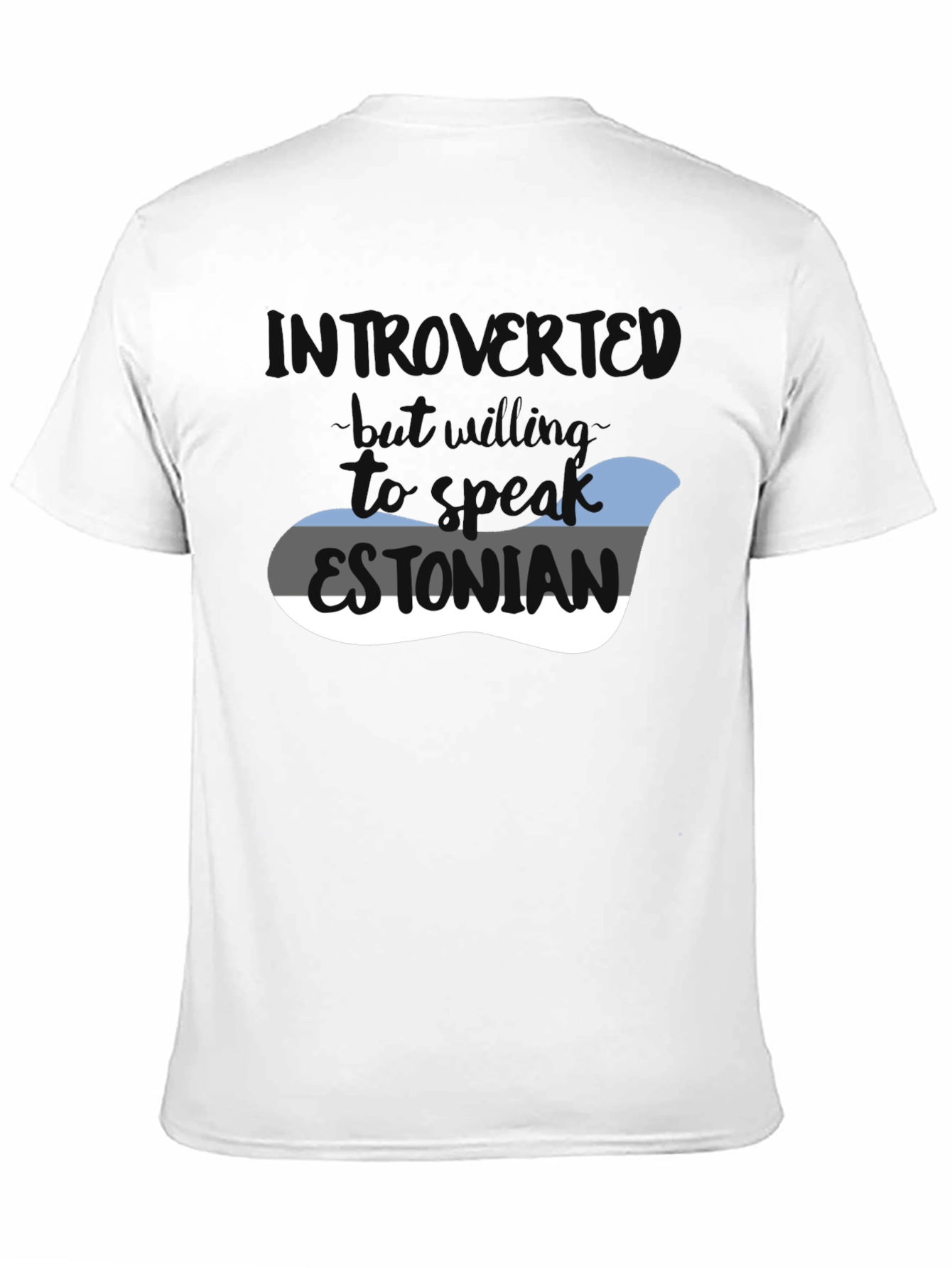Camiseta Introvertido - Hablar Estonio