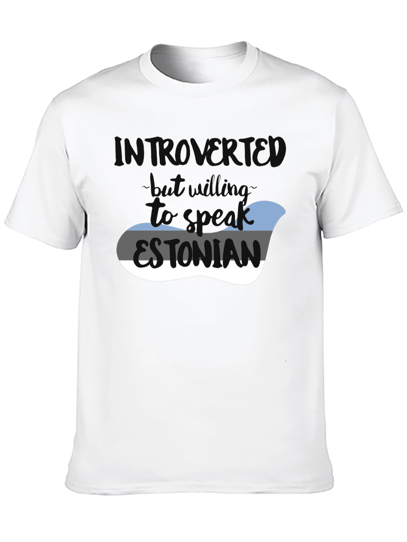 Camiseta Introvertido - Hablar Estonio
