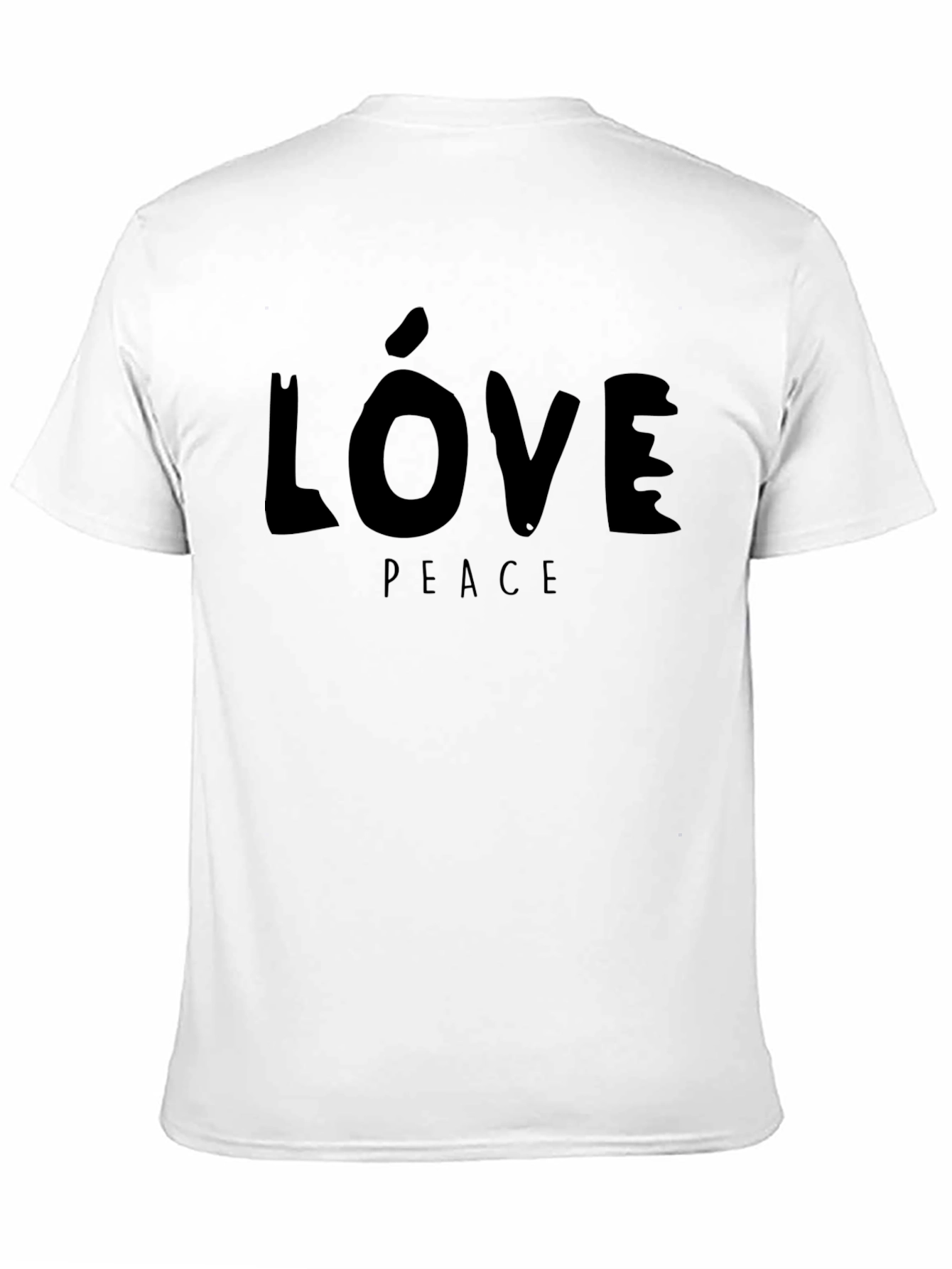 Camiseta Negra Amor y Paz