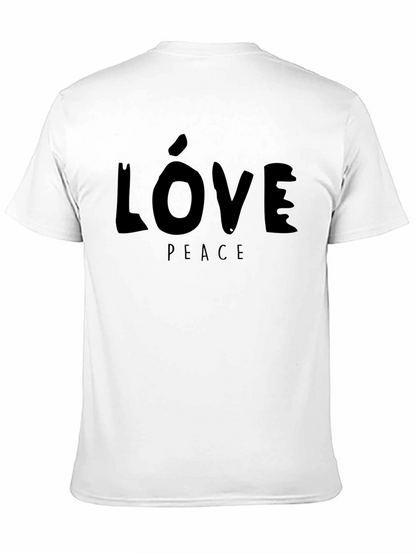 Camiseta Negra Amor y Paz