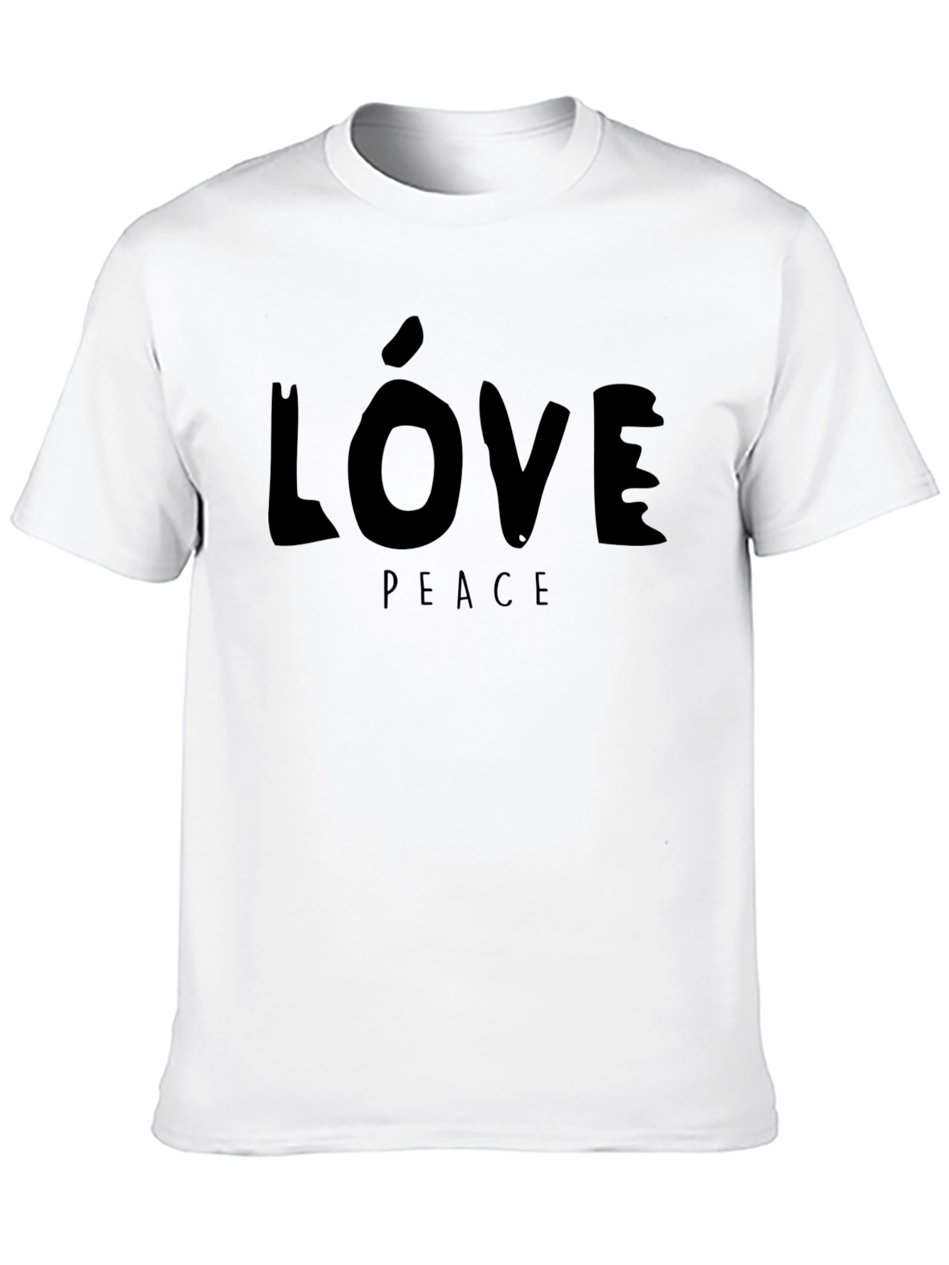 Camiseta Negra Amor y Paz