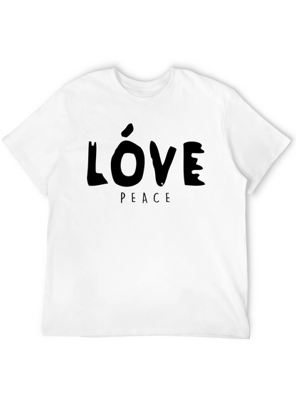 Camiseta Negra Amor y Paz