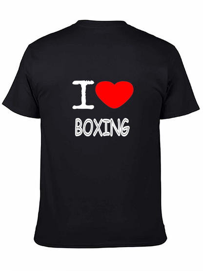 Camiseta Negra Amo el Boxeo