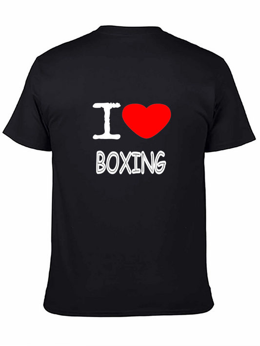 Camiseta Negra Amo el Boxeo