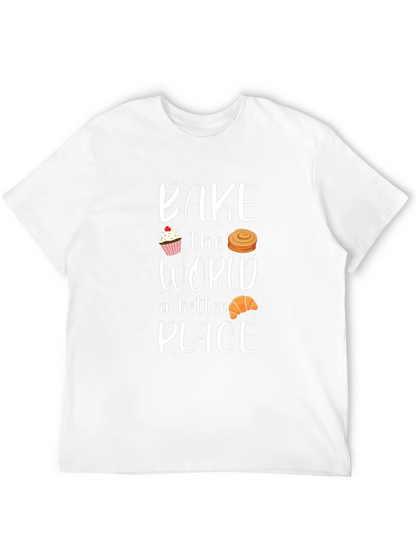 Camiseta Negra Bake the World a Better Place
