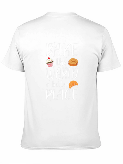 Camiseta Negra Bake the World a Better Place