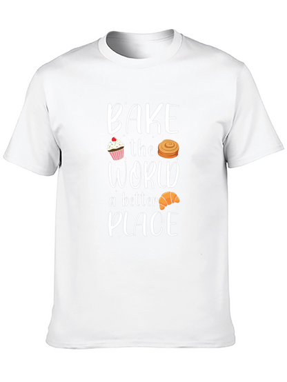 Camiseta Negra Bake the World a Better Place